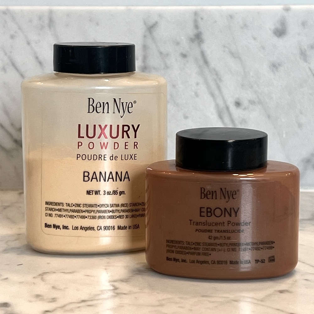 Ben Nye Banana and Ebony Translucent Powder